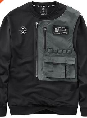 Men's Fashion Techwear Hoodies Hi Set Mechanical Tactica