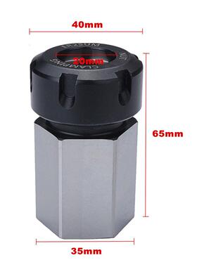 65mm ER-25 Hex Collet Block Hard Steel Spring Chuck Collet H