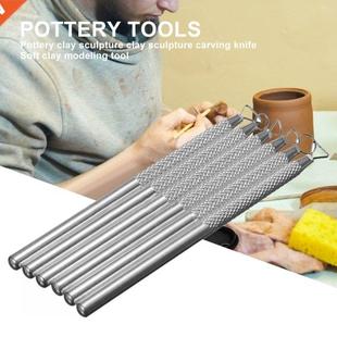 6pcs Polymer Clay Tools Pottery Ceramics Ribbon Sculpting To