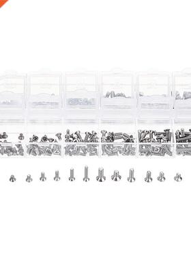 MXSP7 240Pcs Mn Phllps Screw 304 Stanless Steel Flat H