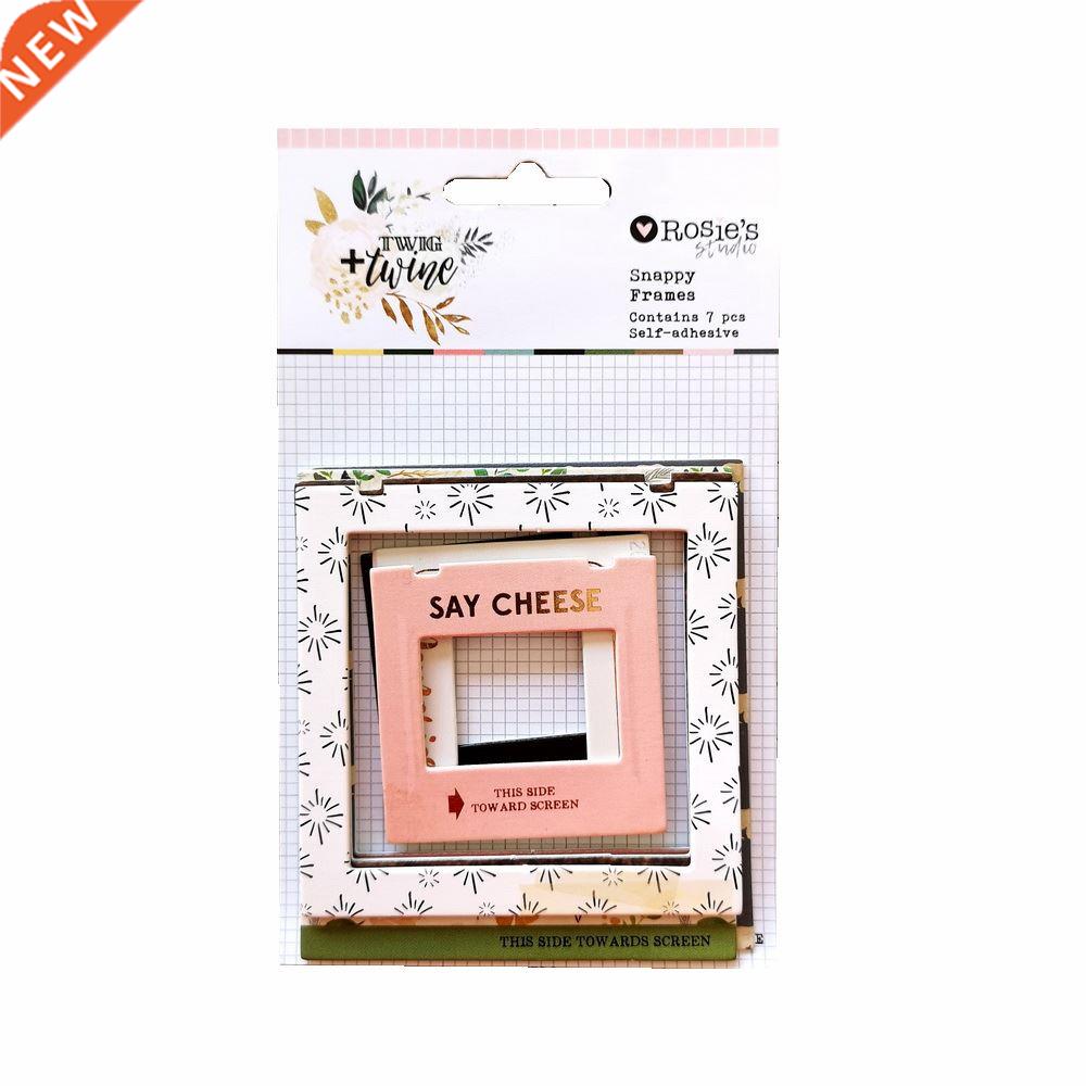 CRZCrafter Snappy Frames Chipboard Stickers Embellishments-封面