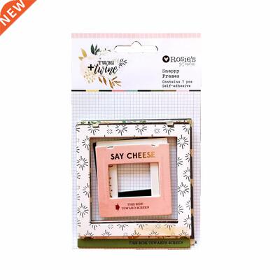 CRZCrafter Snappy Frames Chipboard Stickers Embellishments