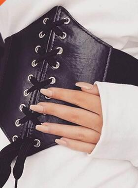 Belts For Women Waist Corset Wide PU Leather Slimming Body B
