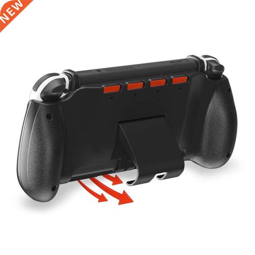 For Nintend Switch OLED Grip Case with 4 Game Cards Storage