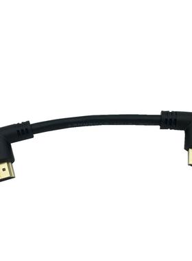 HDMI 2.0V 4K*2K @60HZ ,HDMI Male Left Angled to HDMI Male Le