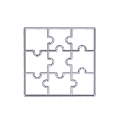 Puzzle DIY Metal Cutting Dies Stencil Template Scrapbook Al