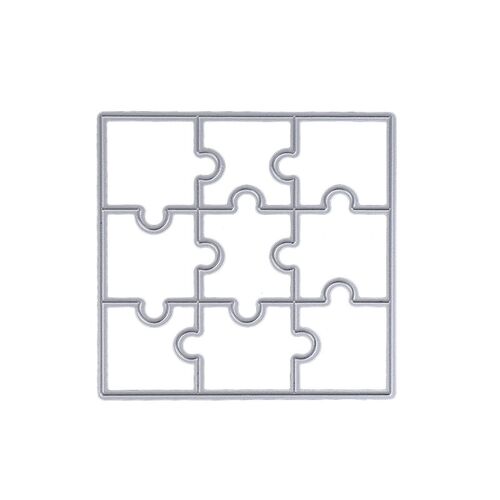 Puzzle DIY Metal Cutting Dies Stencil Template Scrapbook Al