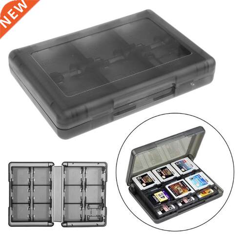 28-In-1 Black Game Card Case Holder Cartridge Storage Box fo