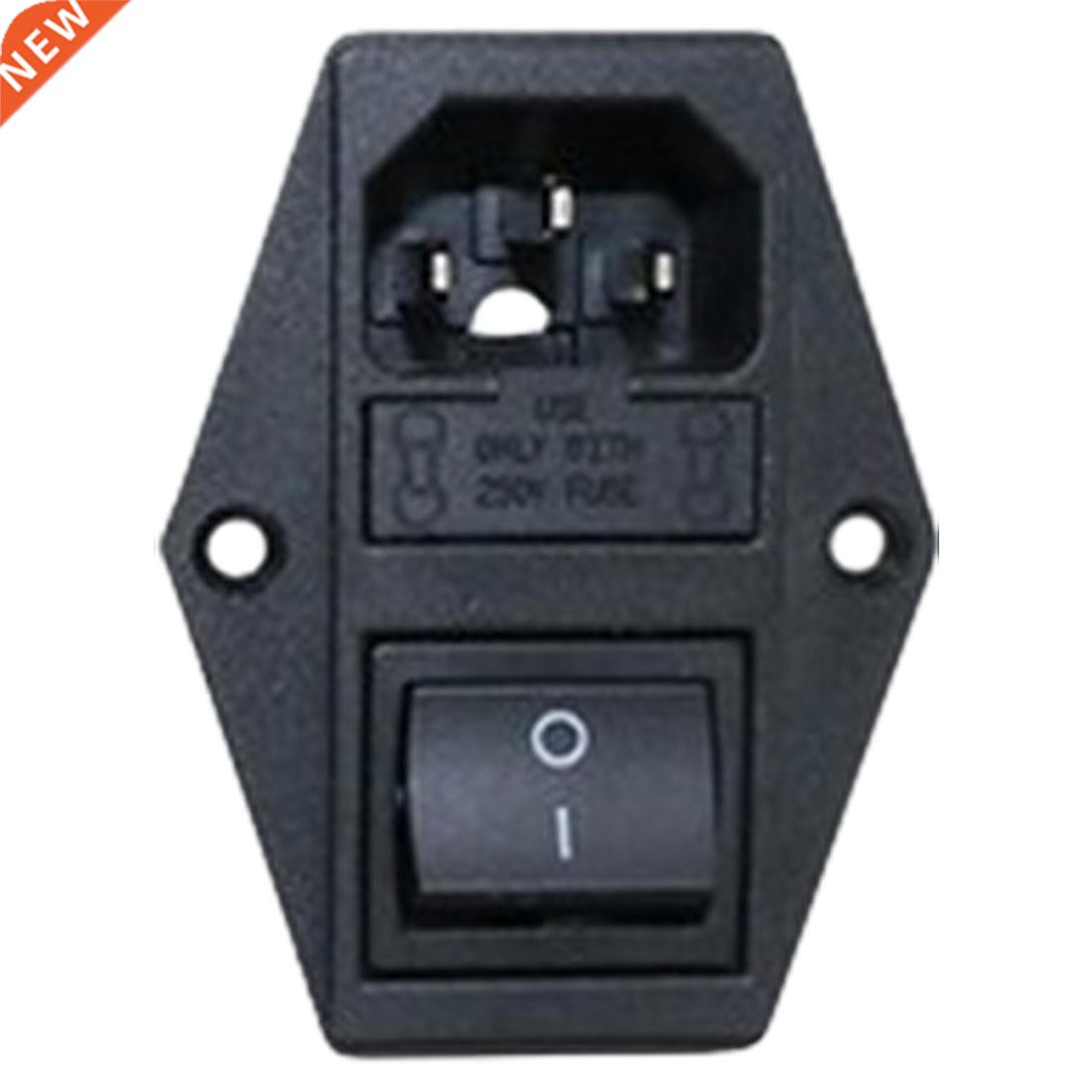 Power Rocker Switch 3 Pin C14 Inlet Power Sockets Switch Con