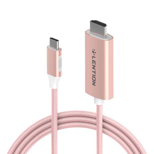 LENTION CU707H-3Meter Type-C to HDMI 4K 60Hz Male HD apter