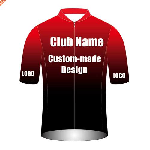 Custom team Cycling Jersey  design Logo Summer Short Slee