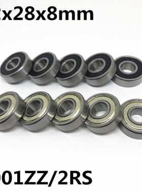 10Pcs High quality 6001ZZ 6001-2RS ball bearing 12x28x8 mm d