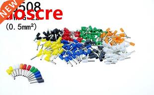 100pcs E0508 Tubular Wre Cold Pressure Connector Electrcal