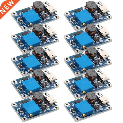 10 Pieces MT3608 DC-DC Boost Converter 2A Adjustable Step Up