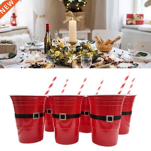 6pcs Plaic Atmosphere Bar Indoor Chrimas Game Cup Set Wi