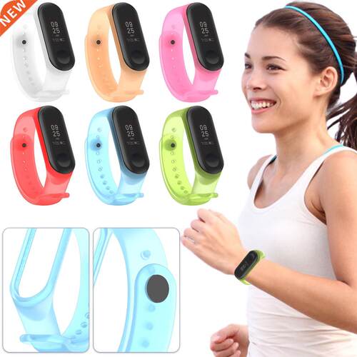 Transparent Strap For Xiaomi Bracelet 5/6 Bracelet Wristband