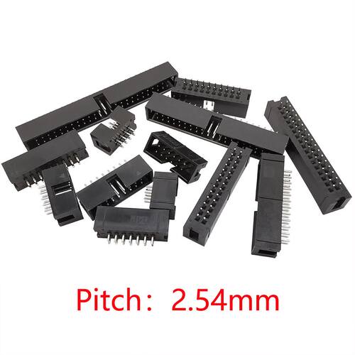 10Pcs DC 2.54mm Pitch 6P-50 Pin PCB IDC Socket Connector St