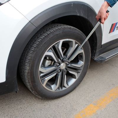 Telescoping Lug Wrench Spanner Lug Wheel Wrench with Socket