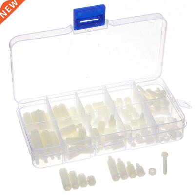 M3 Nylon Hex Screw Nut Spacer Stand-off Varied Length Assort