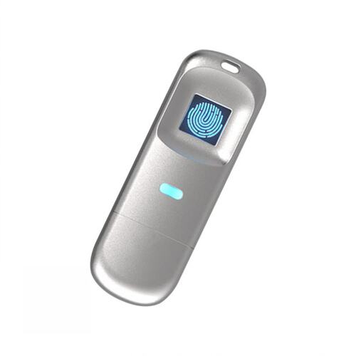 USB Flash Drive Fingerprint Encrypted Zinc Alloy USB 2.0 Pen