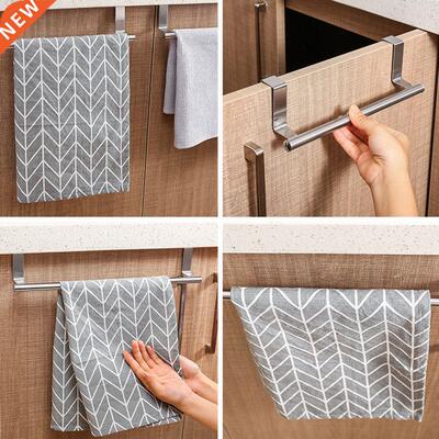 Towel Rack Over Door Towel Bar Hanging Hol Stainless Stee