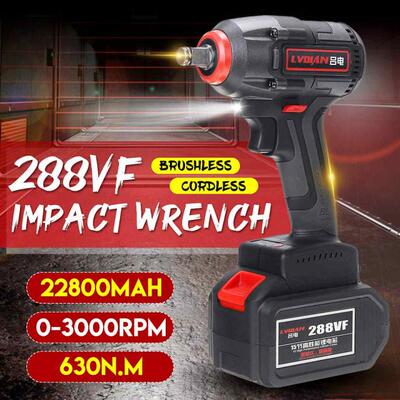 22800mAh Rechgeable Brushless Cordless Electric Impact Wre