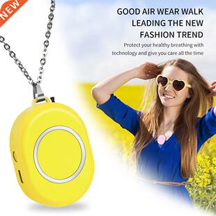 Portable Air Purifier Wearable Air Freshner Ionizer Necklace