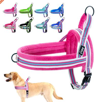 Winter Dog Harness Soft Padded Dog Harness Vest No Pull Refl