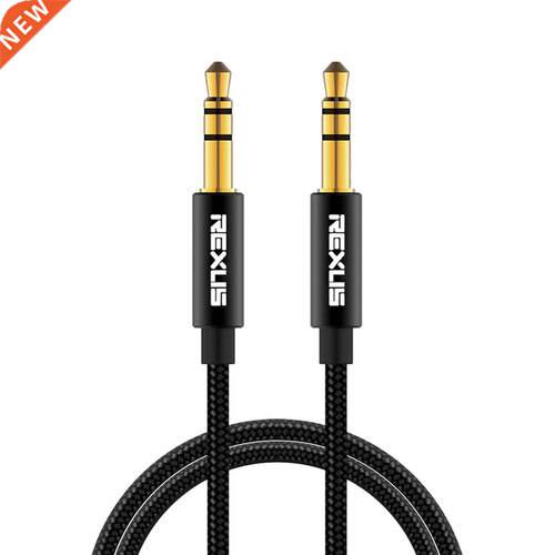 1/1.8//5/7.6/10M .5mm Jack Audio Cable Cloth Aux For iPhon