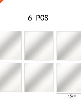 Bathroom Mirror Wall ers Decal 3D Self-adhesive Film Plastic