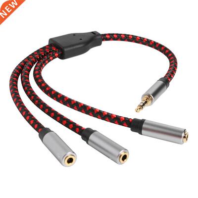 Headphone Spltter Audo Cable 3.5mm Male to 3 Female Jack