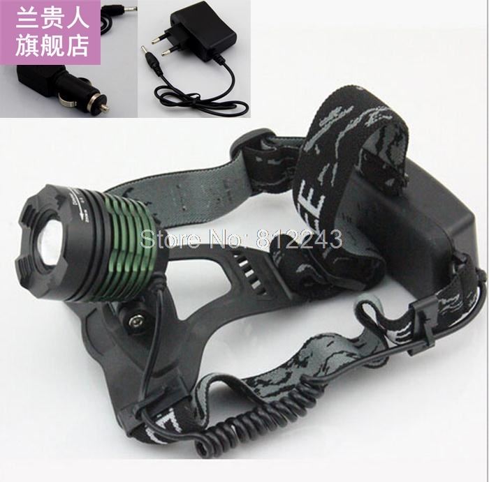 New 2000Lumens LED Headlight XML T6 LED Headlamp T6 Waterpr