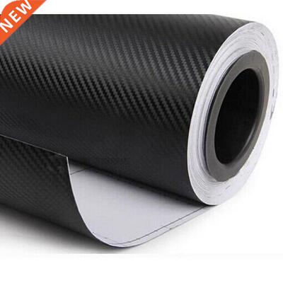 1.27x0.3m Black 3d Carbon Fber Vnyl Flm Car Wrap er Sheet
