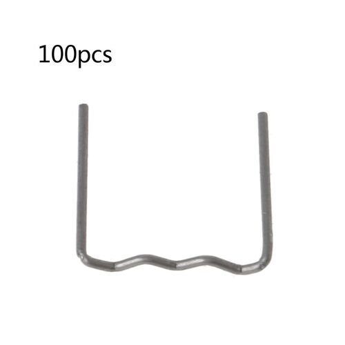 100Pcs Pre-cut Hot Flat Staples Wave Shape Plastic Stapler R