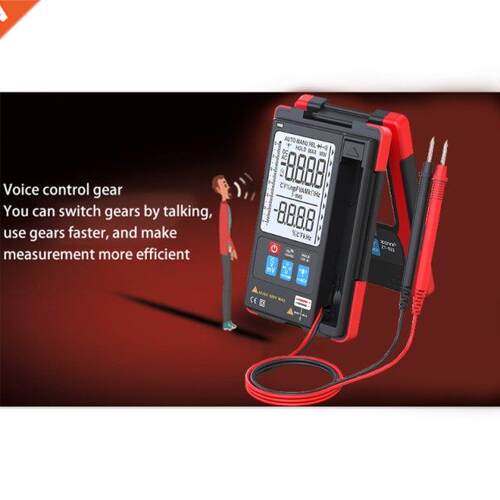 37ME Multimeter Voltage Tester Auto-ranging Measures Current