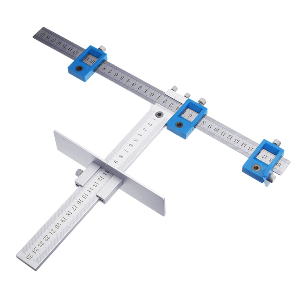 Drill Guide Set 25cm Position Cabinet Hdwe Jig Drill Gui