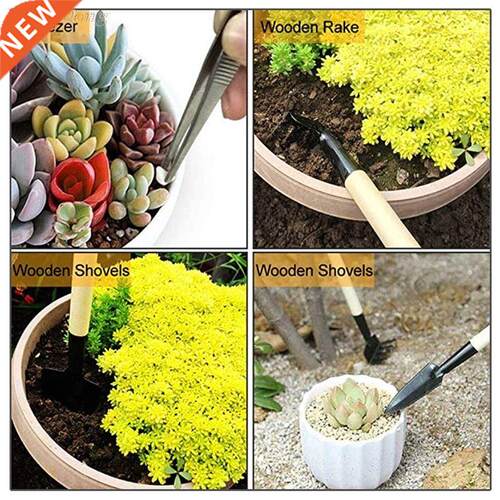 14 Pcs/Set Mini Grden Hnd Tools Trnsplnting Outdoor Bons