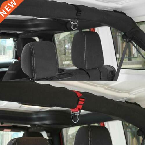 Car Roll Bar Coat Hook Hanger Jeep Wrangler JK JL 2007-2018