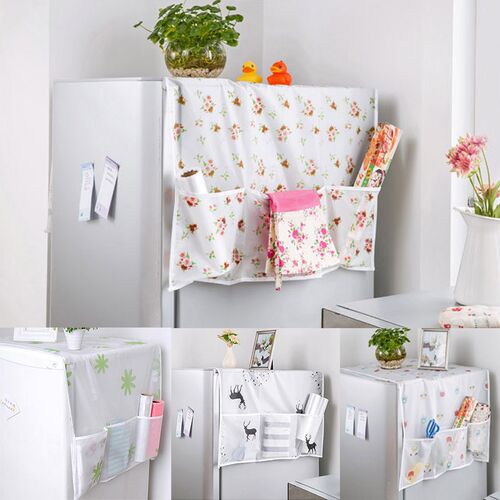 1Pcs Refrigerator Cloth 130*55cm Waterproof Dust Covers Frid