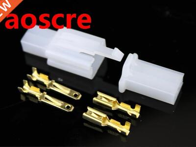 5set/lot 2.8mm 2 pin Automotive 2.8 Electrical wire Connecto