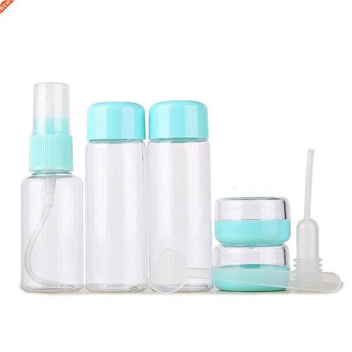 7pc/Set W Mini Makeup Cosmetic Face Cream Pot Bottles Plasti