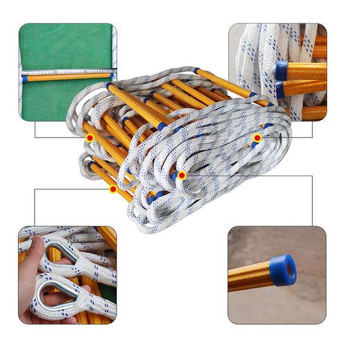 Rope Ladder Escape Ladder Home Lifeline Ladder Outdoor Round
