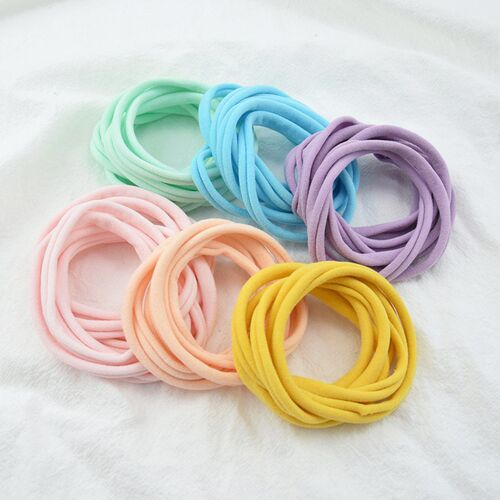 5PCS Newborn Headband Baby Elastic Soft Seamless DIY Manual