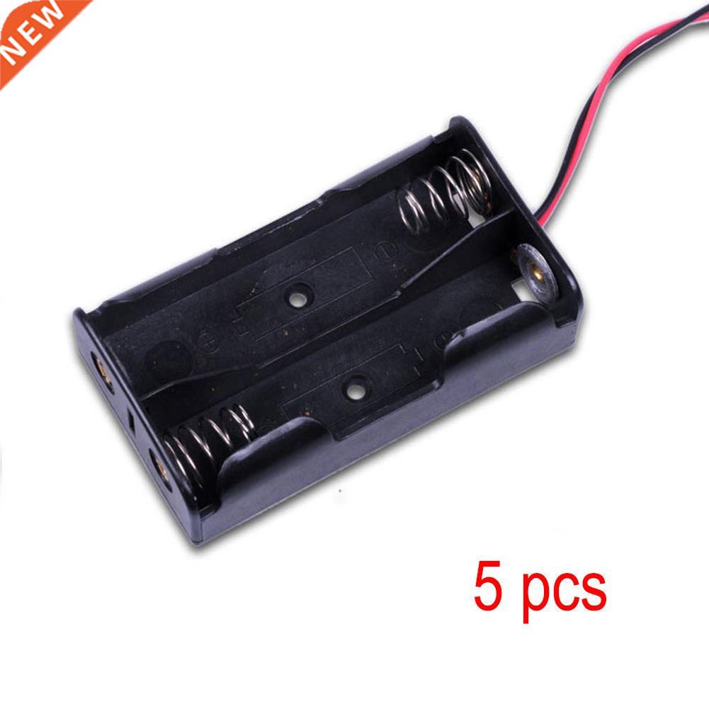 5pcs Plastic Storage Power Bank 2 Slot Tools AA Size Wire Le