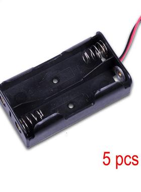 5pcs Plastic Storage Power Bank 2 Slot Tools AA Size Wire Le