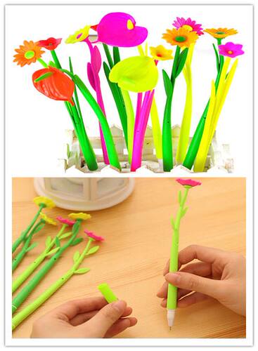 6pcs Fashion Spicy Sweet Lucky Bloom Plant Floral Pattern Ha