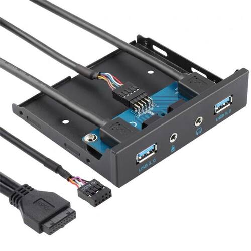 19Pin to USB3.0 Floppy Drive Bit with 3.5 Front Panel Bay 3.