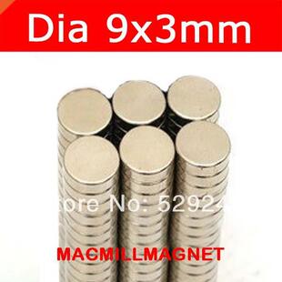 strong magnet 50Pcs D9xmm Disc strong Rare Earth Neodymium