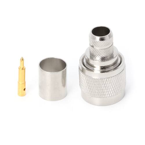 1 Set N Type Crimp Plug RF Connector Coaxial Converter apt