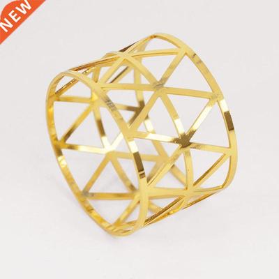 6pcs Rose Gold Napkin Ring Chair Buckles Birthday Party Tabl